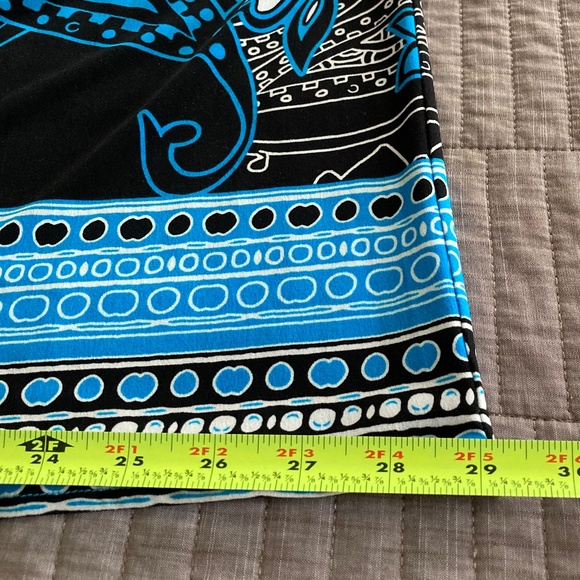 Boston Proper Pop-Art Halter Dress w Fun Plastic Chain Straps  SZ 12 - Picture 12 of 12